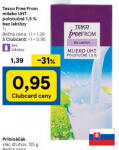 Tesco Free From mlieko UHT polotučné 1,5 % bez laktózy