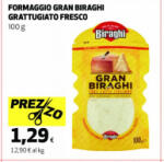 FORMAGGIO GRAN BIRAGHI GRATTUGIATO FRESCO
