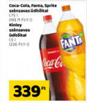Coca-cola, Fanta, Sprite szénsavas üdítőital