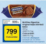 McVities Digestive Original teljes kiőrlésü keksz