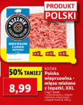 Polska wieprzowina - mięso mielone z łopatki, XXL