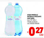 Acqua Minerale NATURALE/FRIZZANTE SANT'ANNA