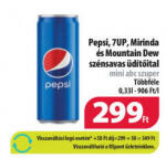 Pepsi, 7Up, Mirinda