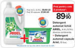 Detergent automat lichid ARIEL + Detergent automat capsule Ariel