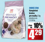 DOBRÁ CENA Kompletné krmivo pre mačky