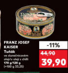 Franz Josef Kaiser Tuňák ve slunečnicovém oleji/v oleji s chilli