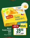 BILLA České máslo 84%