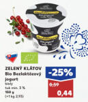ZELENÝ KLÁTOV Bio Bezlaktózový jogurt biely