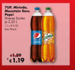 7UP, Mirinda, Mountain Dew, Pepsi
