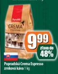 Popradská Crema Espresso zrnková káva