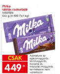 Milka táblás csokoládé