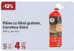 Pâine cu făină graham, Carrefour Extra