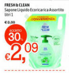 FRESH&CLEAN sapone liquido Ecoricarica assortito