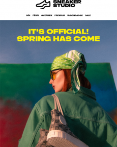 SneakerStudio - Most már hivatalos - végre megvan a tavasz!