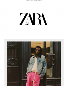 ZARA - STREETCAST: A conceptual take on streetwear classics