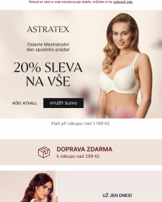 Astratex - Celý nákup −20 % a s dopravou zdarma.