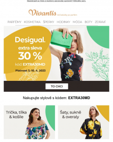 Vivantis - Sleva 30 % na fashion kousky značky DESIGUAL