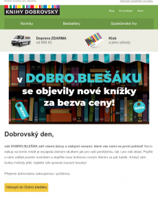 Knihy Dobrovský - DOBRO.BLEŠÁK je místo čtenářům zaslíbené!
