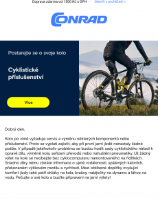 Conrad - Postarejte se o své kolo - praktické cyklistické příslušenství