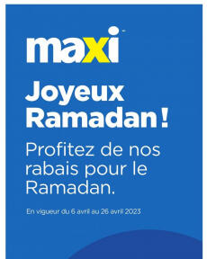 Maxi - Joyeux Ramadan