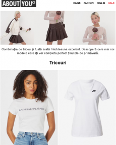 ABOUT YOU - Tricou + fustă = outfitul perfect