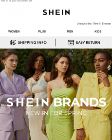SHEIN - SHEIN Brands| Meet the fashions!