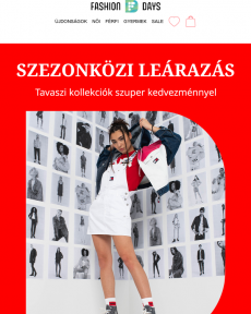 Fashion Days - SZEZONKÖZI LEÁRAZÁS