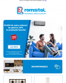 Romstal - Comandă acum produsele dorite la preţ redus