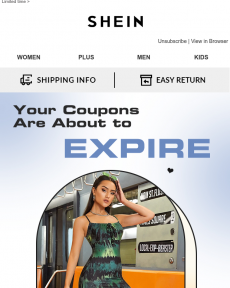 SHEIN - Your Coupons Are About to EXPIRE