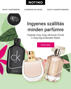 Notino - MINDEN parfüm ingyenes kiszállítással!!