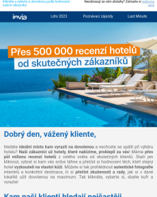 Invia - Věděli jste, že máme přes 500 000 recenzí hotelů?