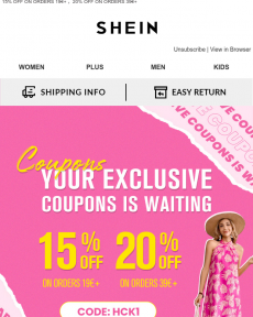 SHEIN - Re: Your Coupons Are About to EXPIRE