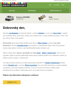 Knihy Dobrovský - Nový Nesbø, ale i Mona Kasten a další horké hity tohoto týdne najdete uvnitř