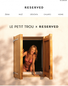 RESERVED - Le Petit Trou x Reserved