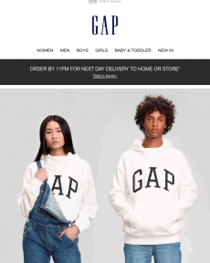 GAP - Get Coronation-ready in red, white & blue