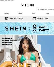 SHEIN - SHEIN x OBEACHIbiza Pool Party