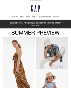 GAP - Summer Preview: Florals, prints, dresses & stripes