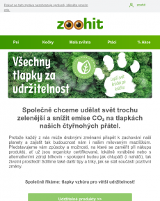 Zoohit.cz - Malý krůček, velký dopad: Společně zlepšujeme svět
