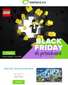 Elefant - Transport Gratuit  și seturi LEGO la prețuri speciale