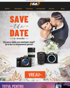 F64 -  Totul pentru fotografia de nuntă și reduceri de până la 50%!
