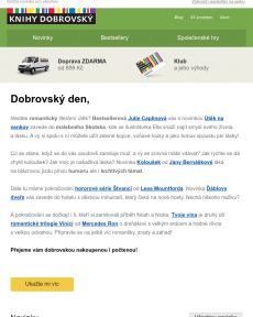 Knihy Dobrovský -  Nová Julie Caplinová a dalších 11 nejzajímavějších novinek