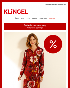 Klingel - ️ Výprodej - módní hity se slevou až do 50%!