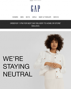 GAP - Neutral shades and everything summer