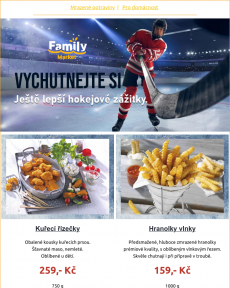 Family Market - Vychutnejte si ještě lepší hokejové zážitky.