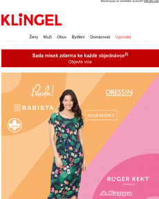 Klingel - Akce: slevy až do 50% na naše TOP značky, milá zákaznice, milý zákazníku!