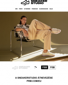 SneakerStudio - A Sneakerstudio átnevezése PRM.com/eu