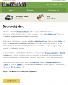Knihy Dobrovský - Nová Radka Třeštíková, Stephen King a další knižní pecky pro vás!