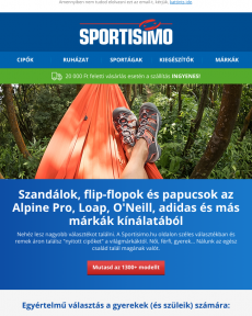 Sportisimo - Széles választék! Szandálok és papucsok remek áron