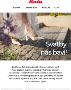 Baťa - Dokonalé boty pro dokonalý den | Luxusní svatební kolekce od Bati
