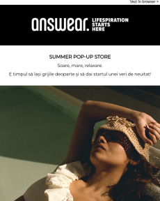 Answear - Summer Pop-up Store: Explorează colecțiile de vară!